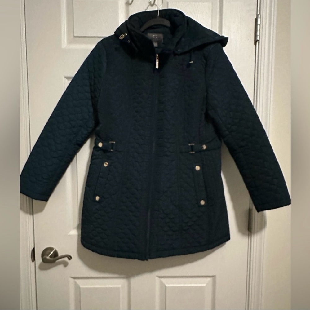 Women's Quilted Jacket - Dark green